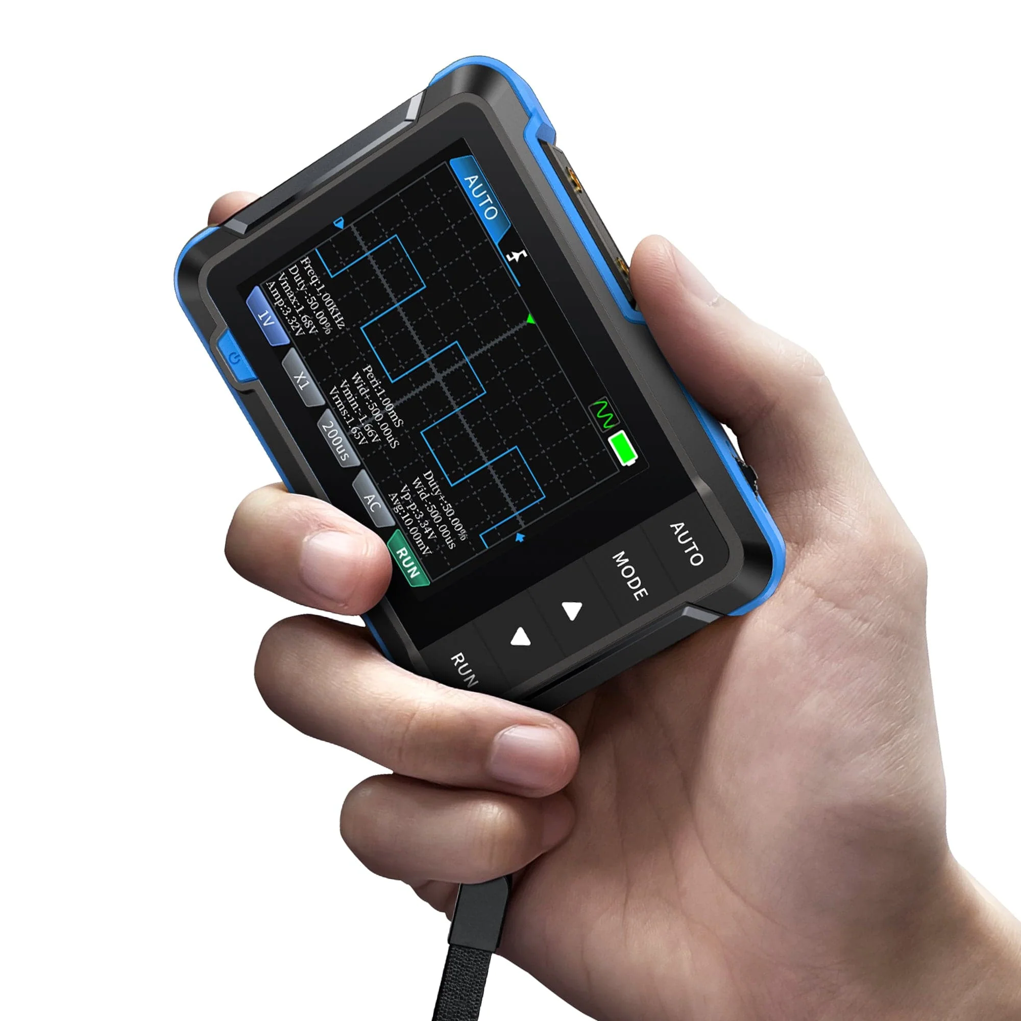 FNIRSI® DSO-153 2-IN-1 Mini 1MHz 5MS/s Digital Oscilloscope Waveform Generator - Image 3