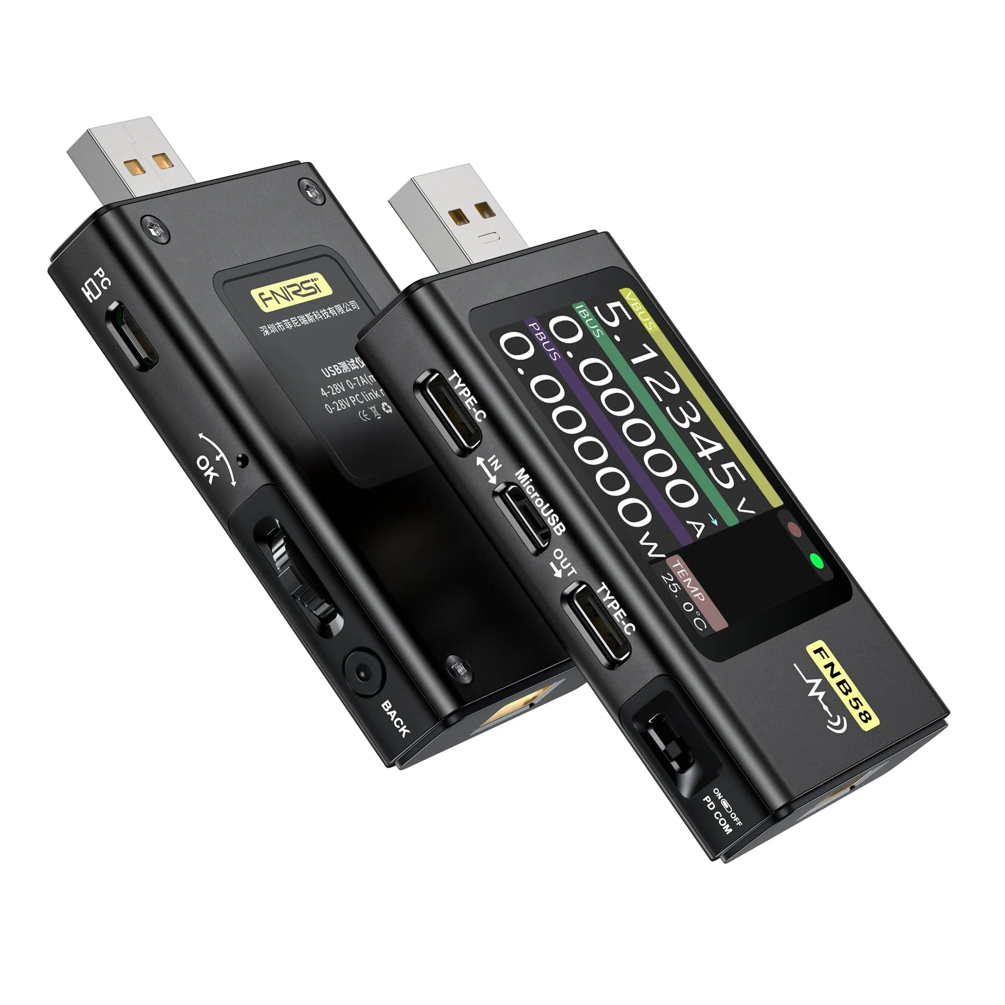 FNIRSI® FNB58 USB Fast Charge Tester - Image 8