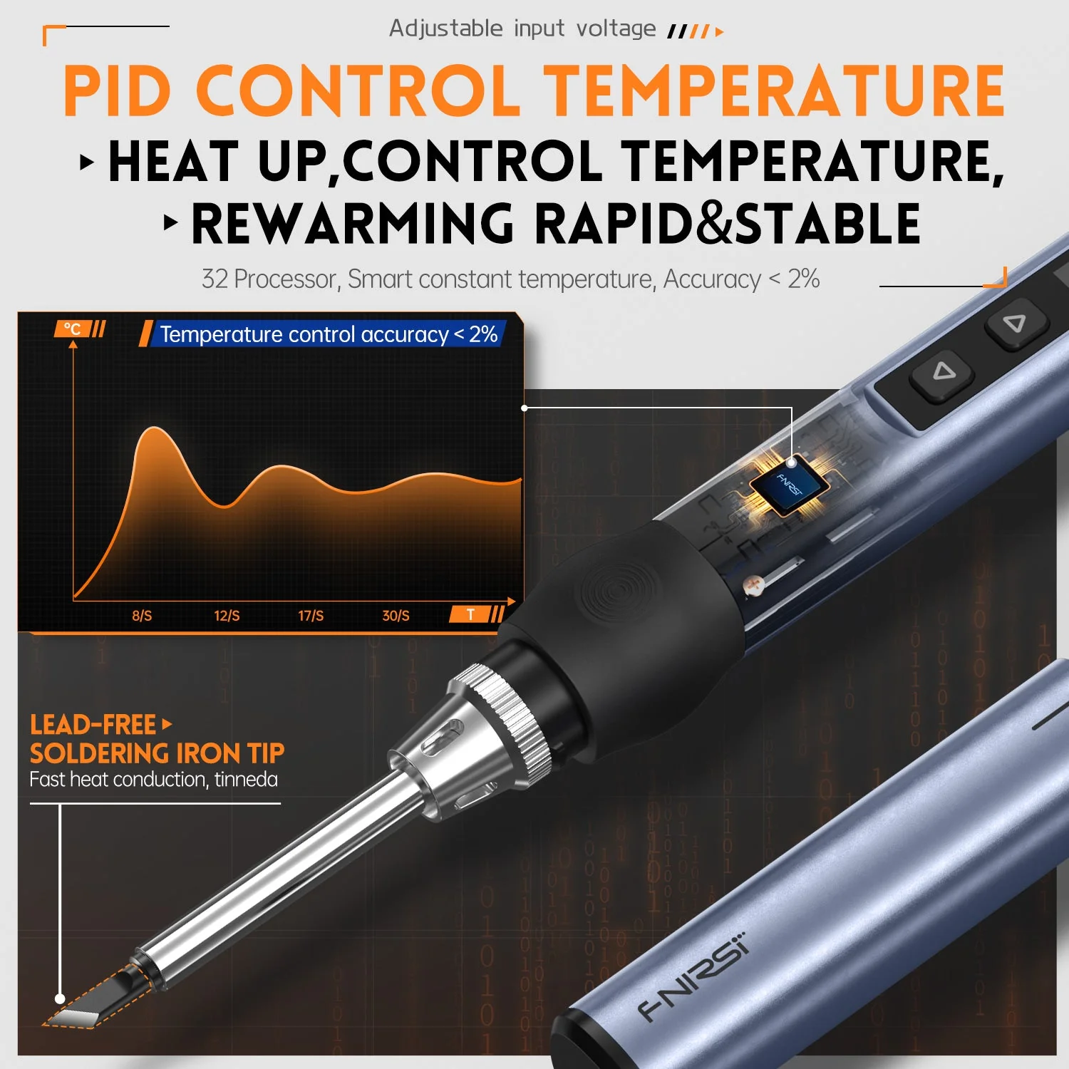 FNIRSI® HS-01 Intelligent Soldering Iron - Image 5