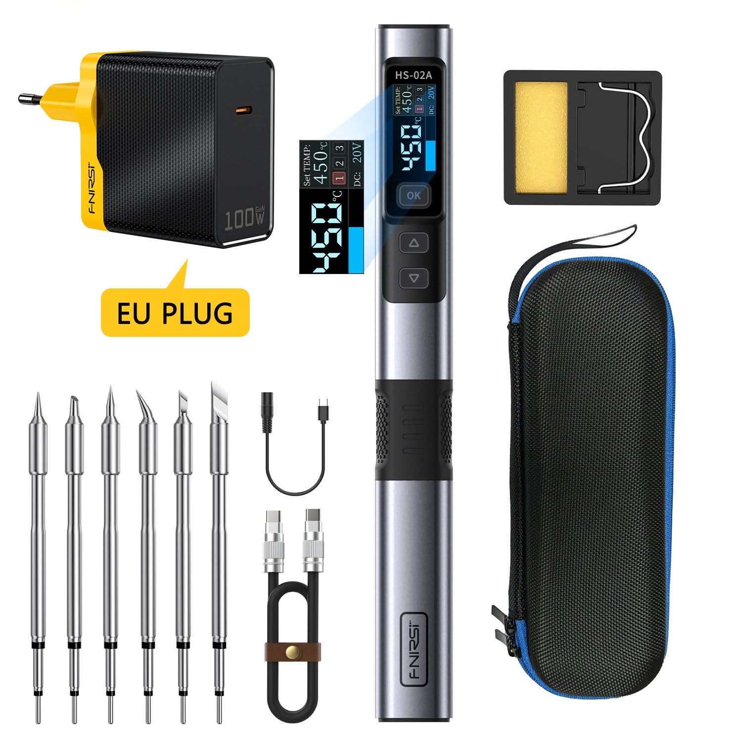 FNIRSI® HS-02 Intelligent Soldering Iron - Image 15