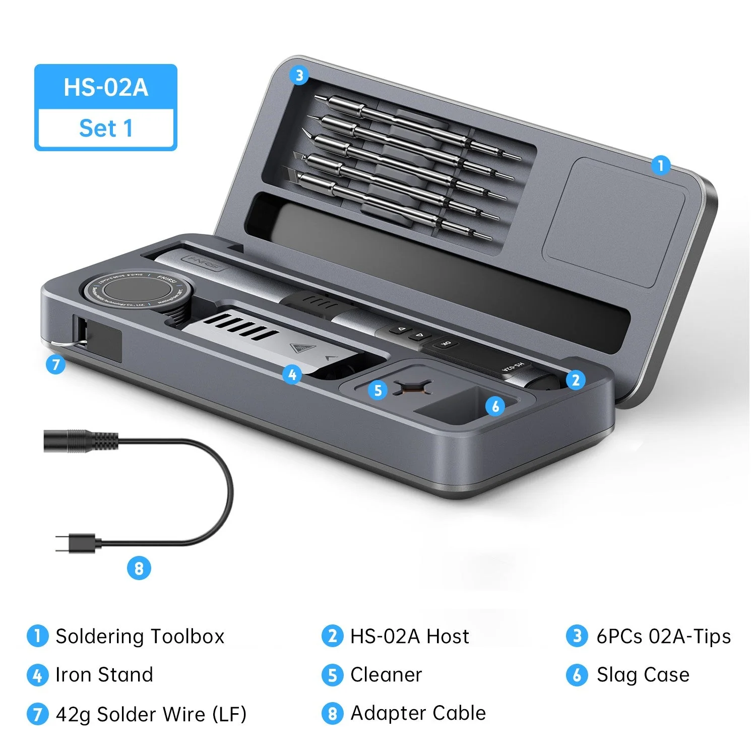 FNIRSI® HS-02 Intelligent Soldering Iron - Image 12